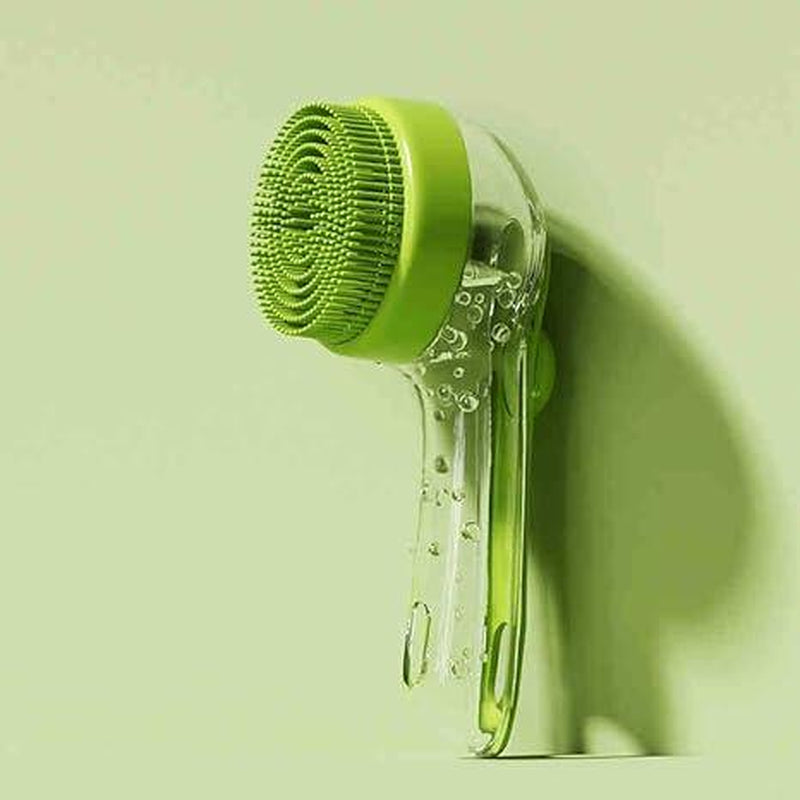 2025 Upgraded Pet Bath Brush Dog Cat Grooming Massage Wash Brush Deshedding Shower Tool for Bathing Silicone Bristle Soft Dispenser Silicone Massager