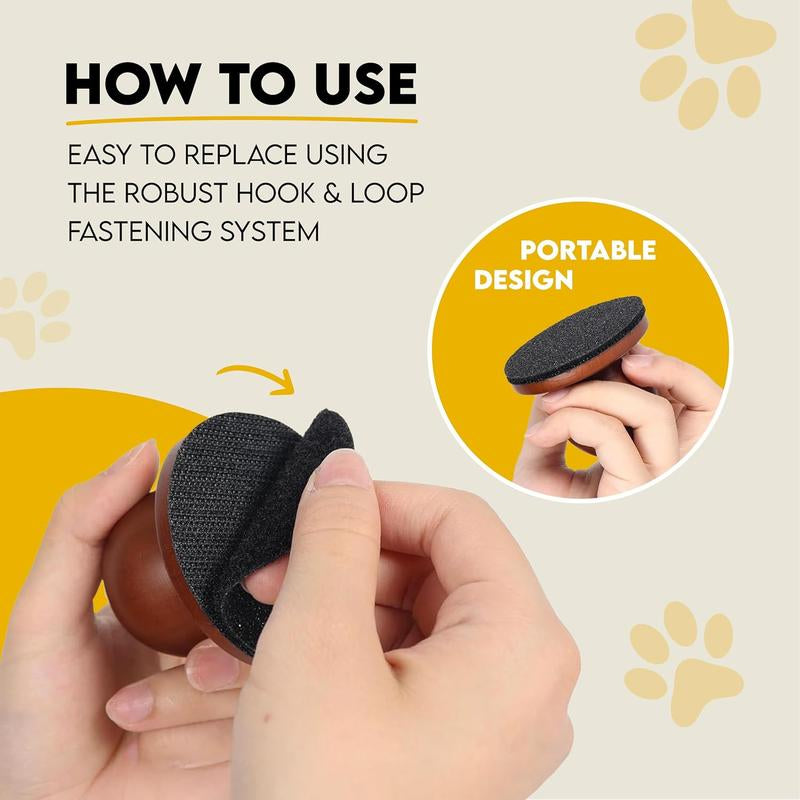 Dog Nail File, Cat Nail File, Dog Nail File Board - Stress-Free Nail Filing for Dogs, Nail File for Dogs, Dog Scratch Pad for Nails, Made from 100% Real Wood