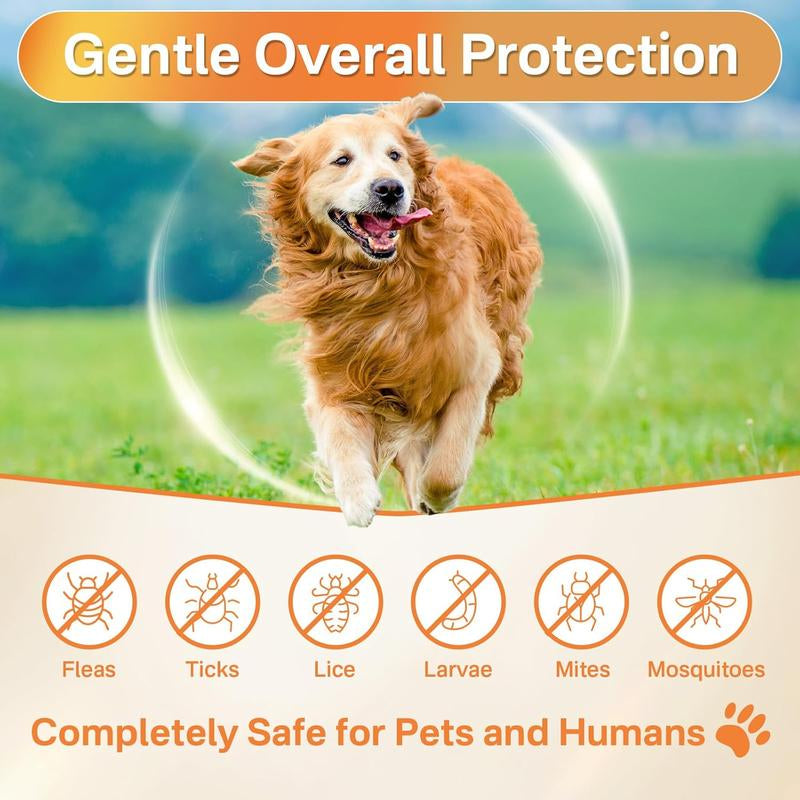 PUYRZOE 5-In-1 Flea & Tick Chews | Grain-Free Dog Food Formula | Supports Joint, Skin, Immune, and Digestion Health at the Same Time | for Dogs