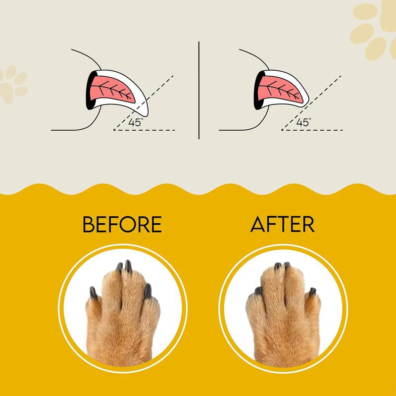 Dog Nail File, Cat Nail File, Dog Nail File Board - Stress-Free Nail Filing for Dogs, Nail File for Dogs, Dog Scratch Pad for Nails, Made from 100% Real Wood