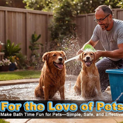 2025 Upgraded Pet Bath Brush Dog Cat Grooming Massage Wash Brush Deshedding Shower Tool for Bathing Silicone Bristle Soft Dispenser Silicone Massager