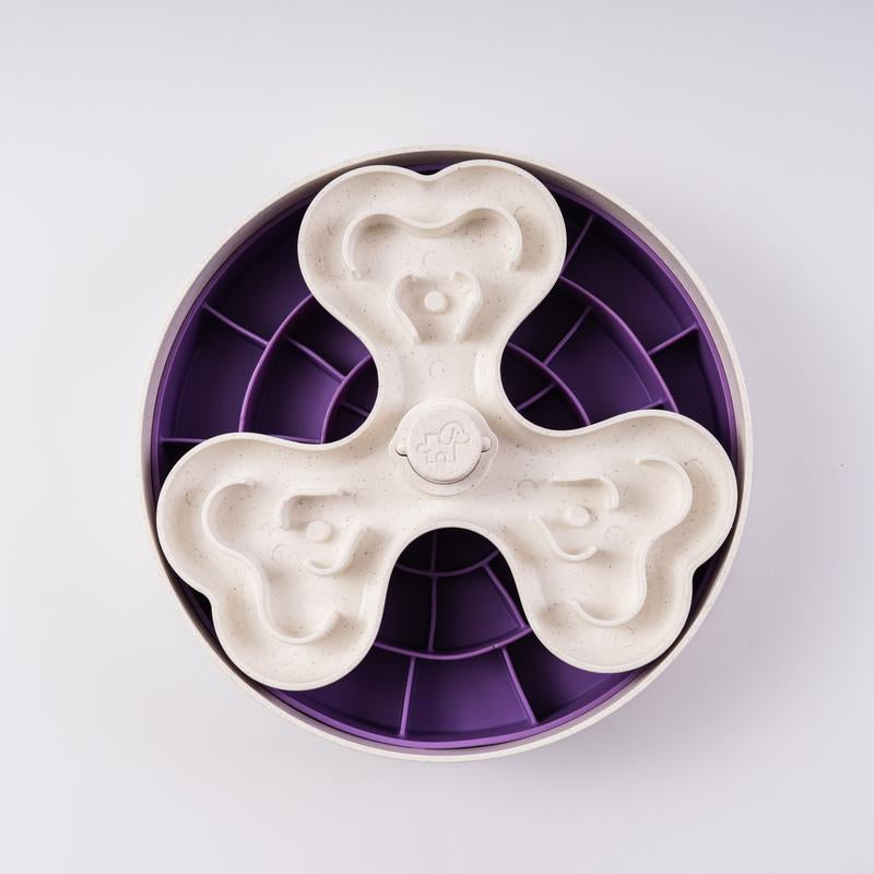 Puzzle Feeder, Slow Feeder Dog Bowl with 4 Slow Feeder Modes